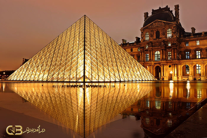 معماری موزه لوور پاریس
